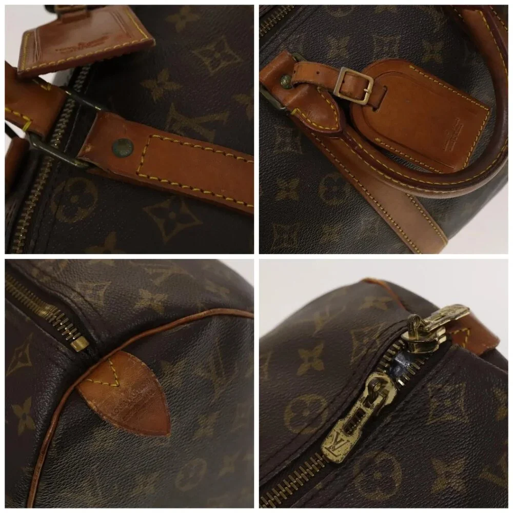 LOUIS VUITTON Monogram Keepall 45 Boston Bag M41428 LV Auth 127942